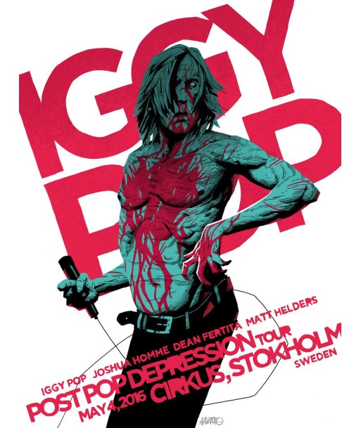 IGGY POP (Stockholm, Sweden) de l' environnement