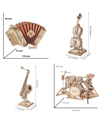 Les Instruments de Musique (x4) à prix réduit toute l'année