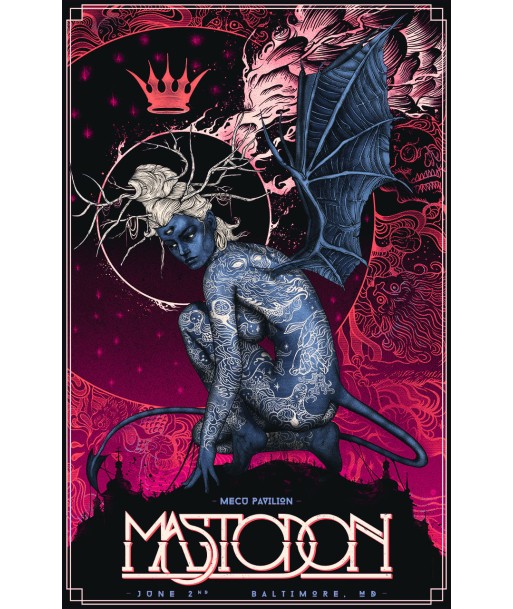 Mastodon | Variant Edition (Baltimore, 2019) par Nikita Kaun meilleur choix