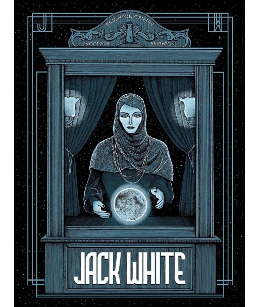 Jack White (Brighton UK, 2018) rembourrage situé sous