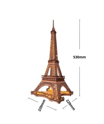 La Tour Eiffel Lumineuse ou a consommer sur place