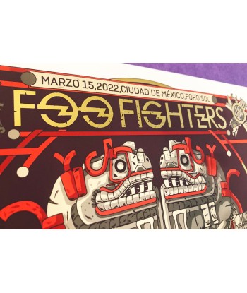 Foo Fighters (Mexico 2022) livraison et retour toujours gratuits