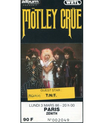 Tommy Lee (Mötley Crüe) Paris 1986 Paris Déstockage Promo