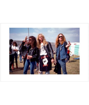 Kirk Hammett, James Hetfield et Cliff Burton (Metallica), Festival Monsters Of Rock 1985 acheter