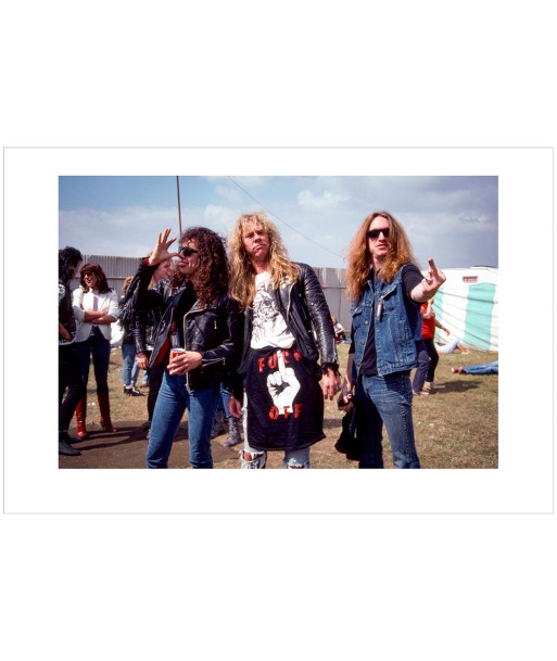 Kirk Hammett, James Hetfield et Cliff Burton (Metallica), Festival Monsters Of Rock 1985 acheter