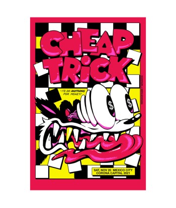 Cheap Trick (Guadalajara 2022) Par Dozergirl outlet