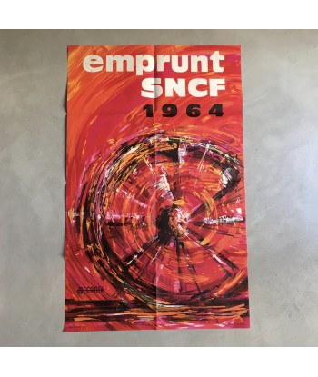 Affiche Emprunt SNCF 1964 est présent 