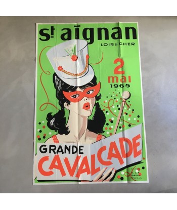 Affiche St Aignan - Grande Calvacade 1965 votre restaurant rapide dans 