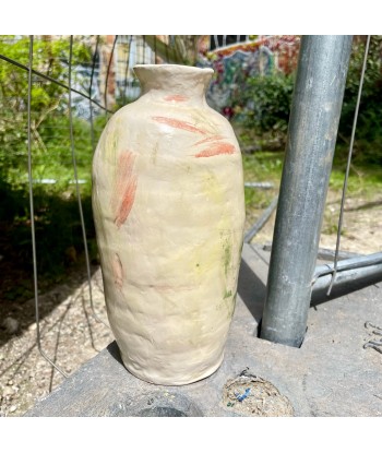 Vase bouteille céramique blanche Christine Zirk du meilleur 