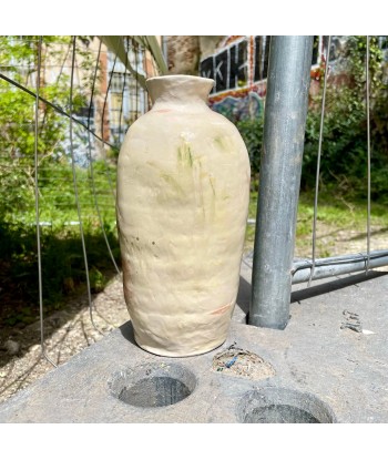 Vase bouteille céramique blanche Christine Zirk du meilleur 