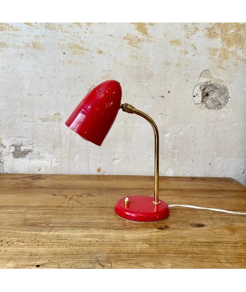 Petite lampe de bureau années 50 rouge À commander