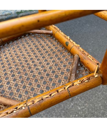 Petite chaise ancienne pour enfant cannée pas cher chine