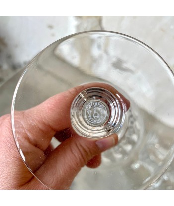 Lot de 6 verres à eau Baccarat modèle Piccadilly le des métaux précieux