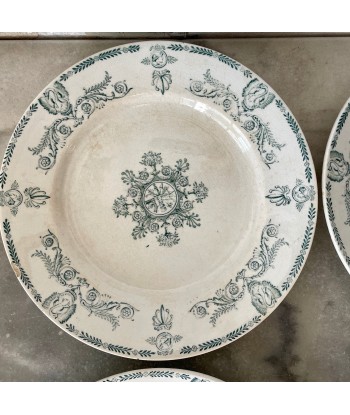 Lot de 6 assiettes Terre de Fer Lunéville modèle Compiègne est présent 