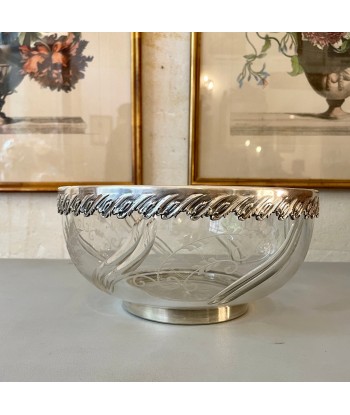 Coupe Art Nouveau en cristal et argent massig Saglier Frères & Cie Comment ça marche