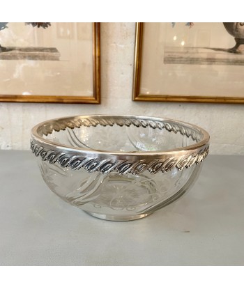 Coupe Art Nouveau en cristal et argent massig Saglier Frères & Cie Comment ça marche