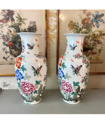 Paire de vases chinois forme balustre, XXe votre restaurant rapide dans 