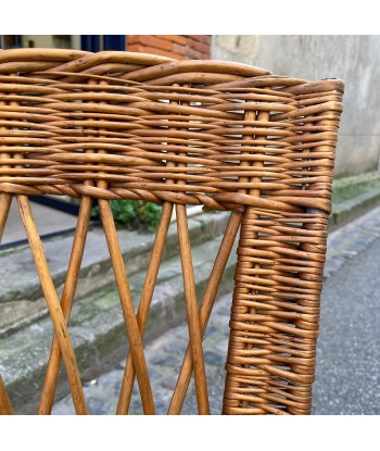 Paire de chaises en osier années 60 acheter en ligne