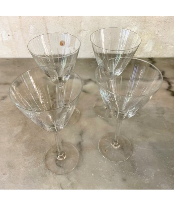 Lot de 4 verres en cristal Christofle meilleur choix