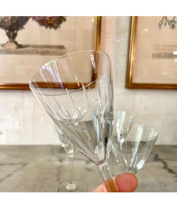 Lot de 4 verres en cristal Christofle meilleur choix