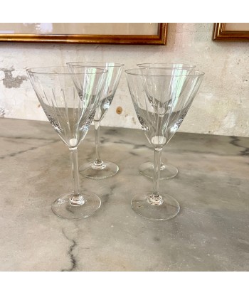 Lot de 4 verres en cristal Christofle meilleur choix