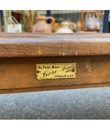 Banquette de bistrot en bois courbé Sicre Ainé années 30 france