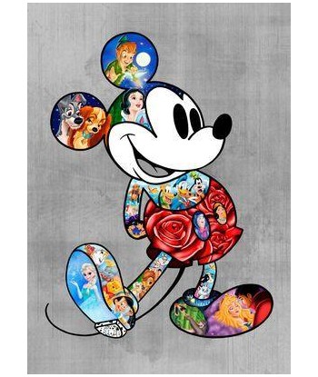 Broderie Diamant  Mickey Univers Disney Paris Déstockage Promo