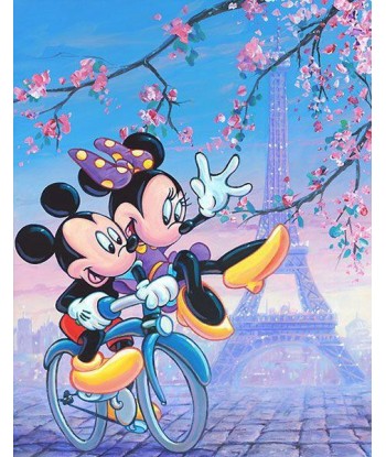 Broderie Diamant  Mickey et Minnie à Paris Faites des économies