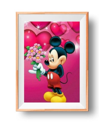 Broderie Diamant  Mickey Amoureux Profitez des Offres !