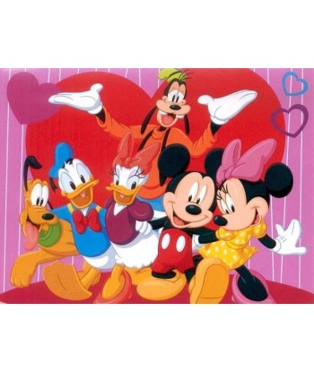 Broderie Diamant  Mickey et ses Amis rembourrage situé sous