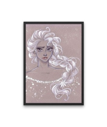 Broderie Diamant  La Reine des Neiges version Peinture shop