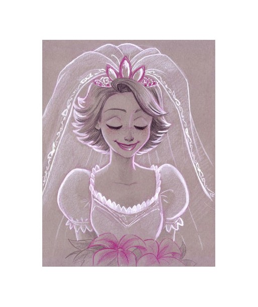 Broderie Diamant  Princesse Raiponce avec Cheveux Courts de votre