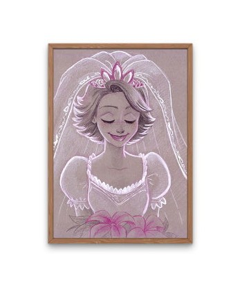 Broderie Diamant  Princesse Raiponce avec Cheveux Courts de votre