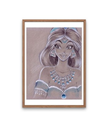 Broderie Diamant  Princesse Jasmine et ses Bijoux Faites des économies