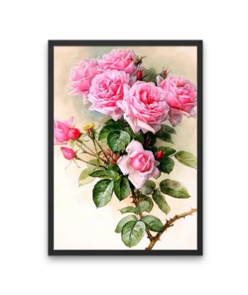 Broderie Diamant  Bouquet de Roses ou a consommer sur place