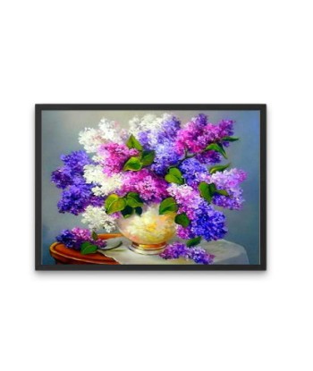 Broderie Diamant  Bouquet de Lilas Violets en ligne