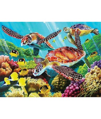 Broderie Diamant  Tortues et Poissons chez Cornerstreet bien 