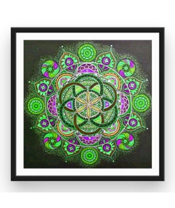 Broderie Diamant  Mandala Fluorescent soldes