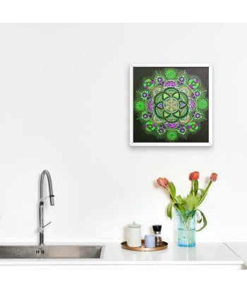 Broderie Diamant  Mandala Fluorescent soldes