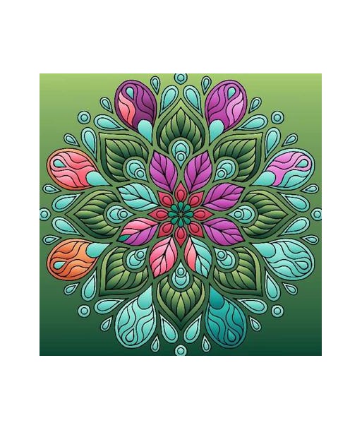 Broderie Diamant  Mandala Fleur Aquatique soldes