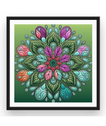 Broderie Diamant  Mandala Fleur Aquatique soldes