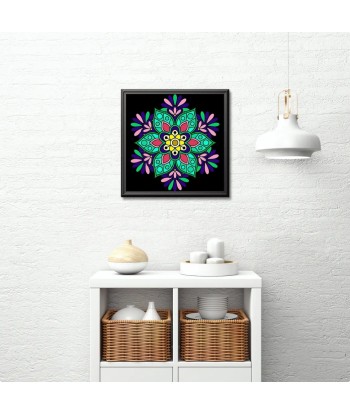 Broderie Diamant  Mandala Floral Livraison rapide