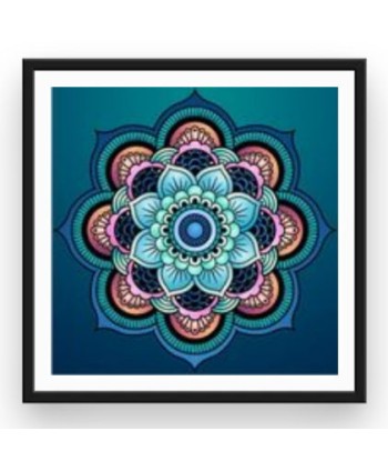 Broderie Diamant  Mandala Lotus livraison gratuite