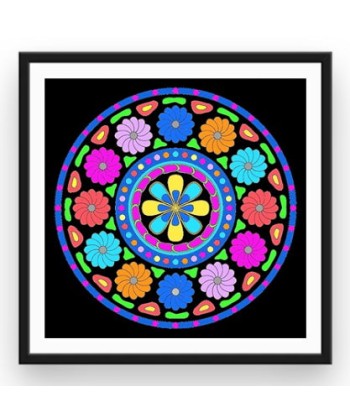 Broderie Diamant  Mandala Coloré Pour