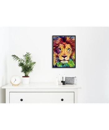 Broderie Diamant  Lion Artistique pas cheres