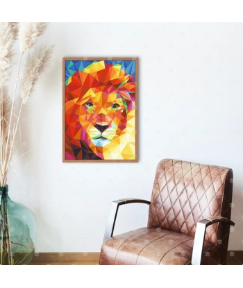 Broderie Diamant  Lion Mosaïque pour bénéficier 