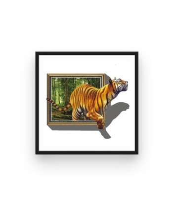 Broderie Diamant  Tigre et Tableau Pour