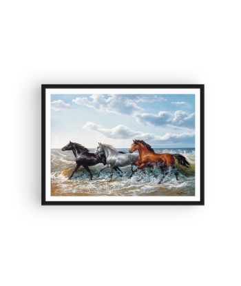 Broderie Diamant  Trio de Chevaux Voir les baskets