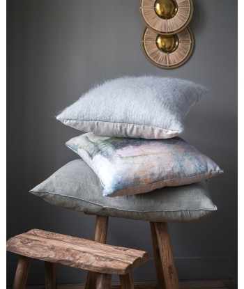 Coussin en laine mohair d'Ecosse 50x50 Les êtres humains sont 